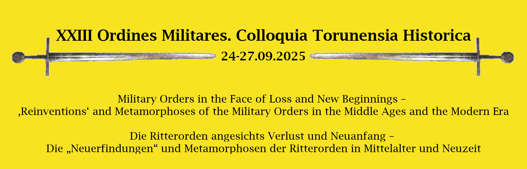 XXIII Ordines Militares Colloquia Torunensia Historica